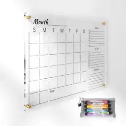 24x16 Clear Acrylic Wall Calendar… — Photo 1