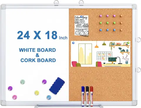Magnetic White Board and Cork… — Photo 1