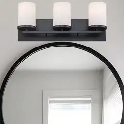Cornerstone 20 in. 3-Light Black… — Photo 2