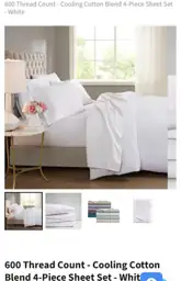 600 Thread Count - Cooling… — Photo 1