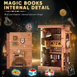 Zylvoxia Bookend Magic House Building… — Photo 2