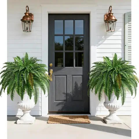 2PCS 45in Fake Ferns: Large… — Photo 1