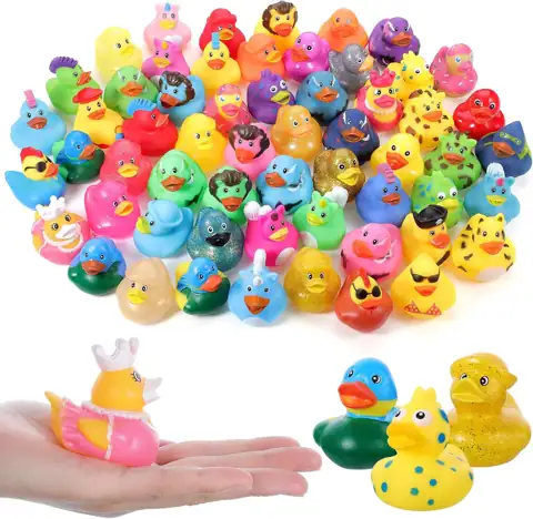 30Pcs Rubber Ducks Assorted Plastic… — Photo 1