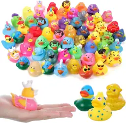 30Pcs Rubber Ducks Assorted Plastic… — Photo 1