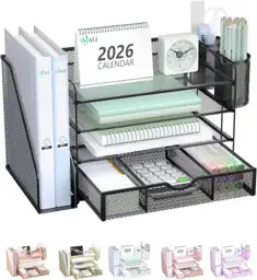 WALI 4-Tier Desk File Organizer,… — Photo 1