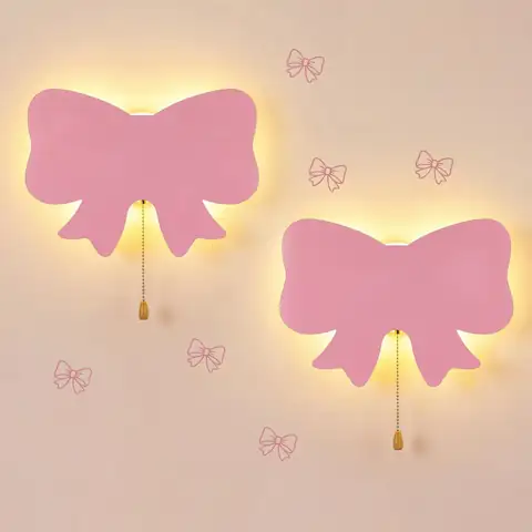 Nuanchu 2 Pcs Pink Bow… — Photo 1