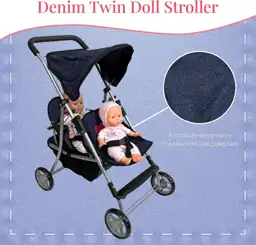 Double Baby Doll Stroller for… — Photo 2