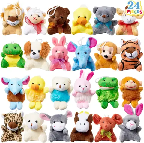 JOYIN 24-Pack Mini Animal Plush… — Photo 1