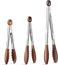 3 Pcs Wooden Tongs for… — Photo 1