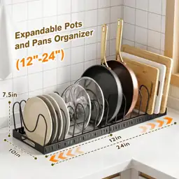 NomNest 2-Pack Expandable 12-24" Pots… — Photo 2