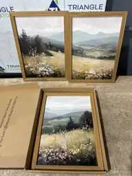 Minimalist Mountain Triptych Wall Art… — Photo 3