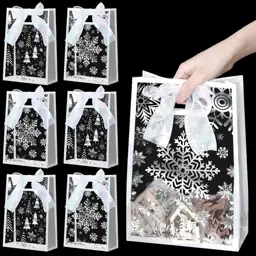 SilTriangle 24 Pcs Clear Snowflake… — Photo 1