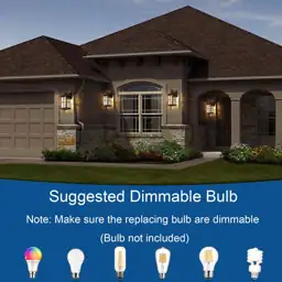 Motion Sensor Outdoor Wall Lantern… — Photo 2