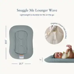 Snuggle Me Wave Organic Infant… — Photo 2