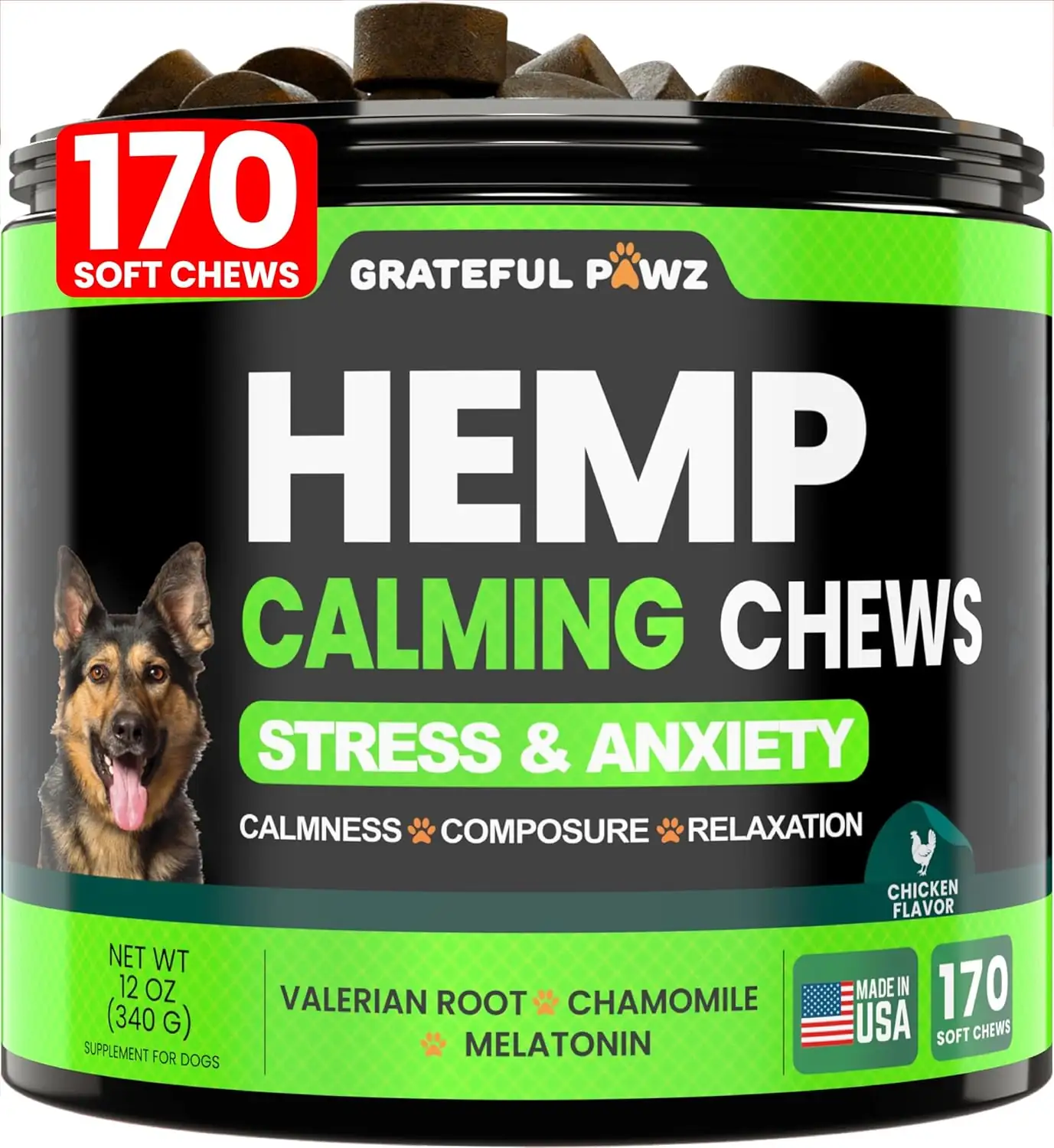 Hemp Calming Chews for Dogs… — Photo 1