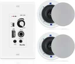 Herdio 6.5-Inch Bluetooth Ceiling Speakers… — Photo 1