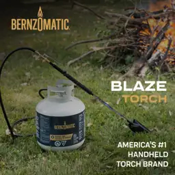 Bernzomatic Outdoor Propane Gas Weed Torch with Adjustable Wide Brush ...