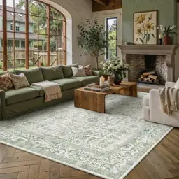 PureCozy Sage Green Area Rug… — Photo 2