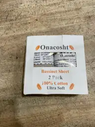 Onacosht Muslin Bassinet Sheets 33"… — Photo 3