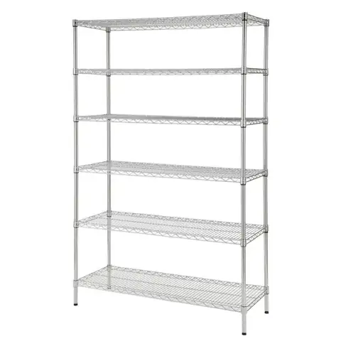 Chrome 6-Tier Heavy Duty Metal… — Photo 1