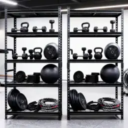 2-Pc 5-Tier Metal Adjustable Garage… — Photo 2