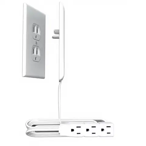 8 ft. 3-Outlet Cord and… — Photo 1
