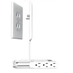 8 ft. 3-Outlet Cord and… — Photo 1