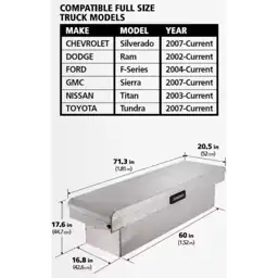 71.36 in. Diamond Plate Aluminum… — Photo 2