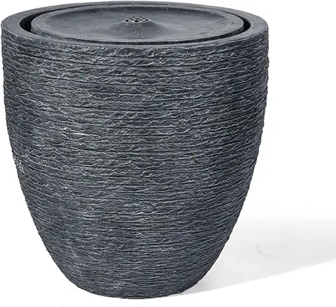 Outdoor Water Fountain, Cylindrical Bowl… — Photo 1
