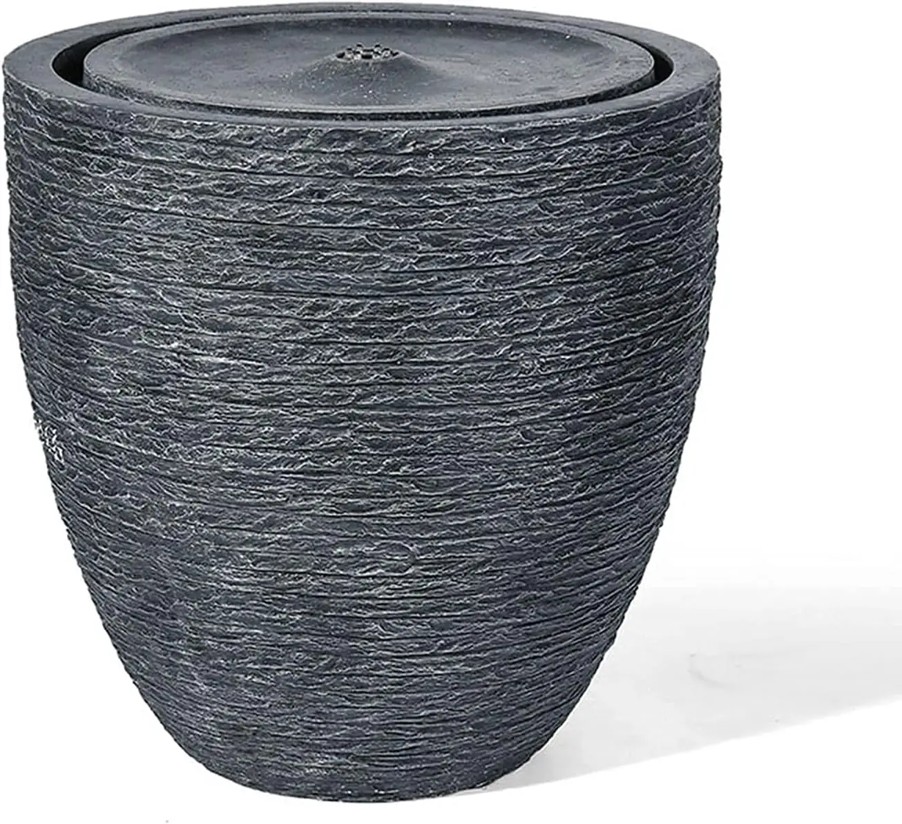 Outdoor Water Fountain, Cylindrical Bowl… — Photo 1