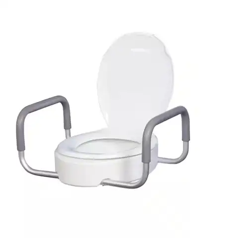 Seat Riser with Removable Arms — Photo 1
