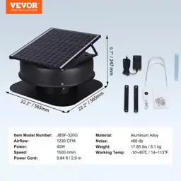 22 in Solar Attic Fan… — Photo 2
