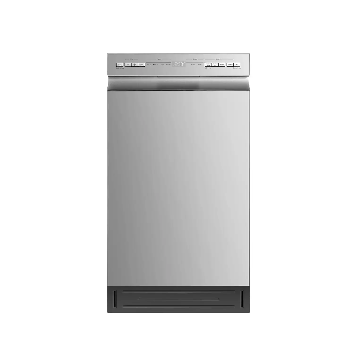 Midea 18-in Front-Control Built-In Dishwasher… — Photo 1