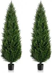 AOKIIE 6FT Artificial Cedar Topiary… — Photo 1