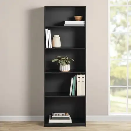 Mainstays 5-Shelf Bookcase with Adjustable… — Photo 1