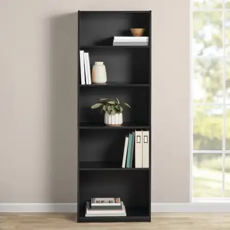 Mainstays 5-Shelf Bookcase with Adjustable… — Photo 1