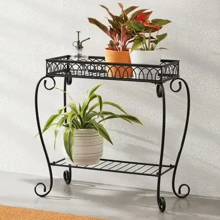 Mainstays Black Metal 2 Tier… — Photo 1