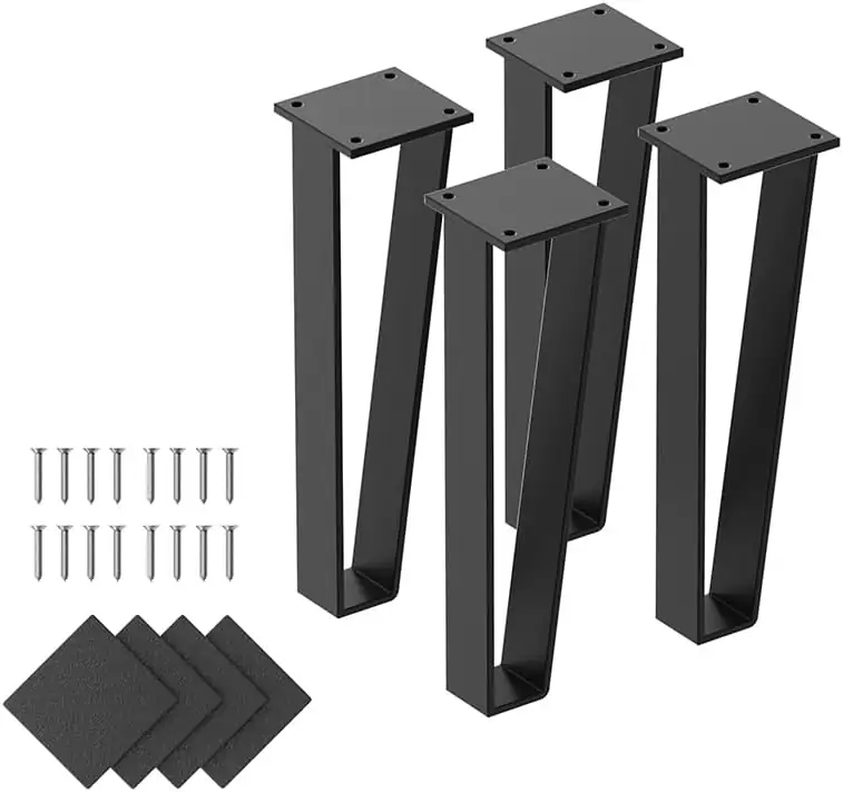 Orgerphy 12-Inch Black Bench Legs,… — Photo 1