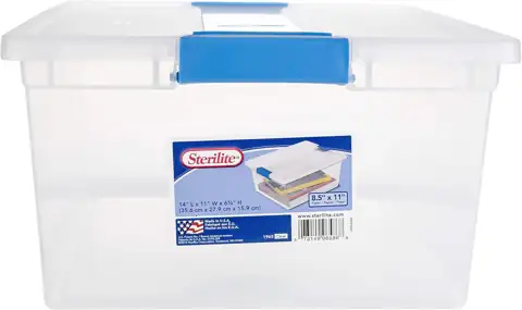 Sterilite Deep Clip Box, Stackable… — Photo 1