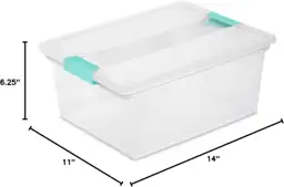 Sterilite Deep Clip Box, Stackable… — Photo 2
