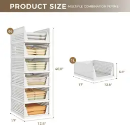 Pinkpum 6 Pack Closet Organizer… — Photo 2
