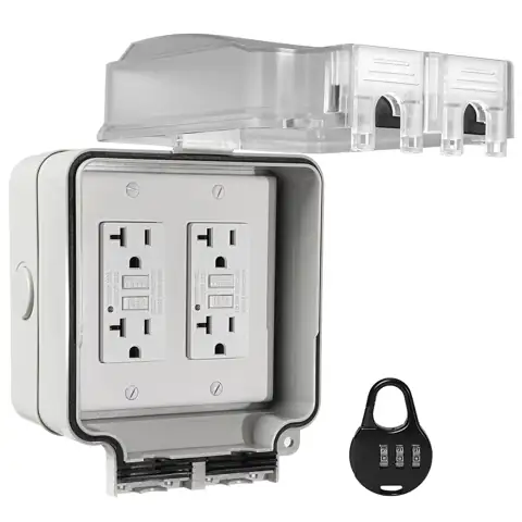 Dual 20 Amp GFCI Outdoor… — Photo 1