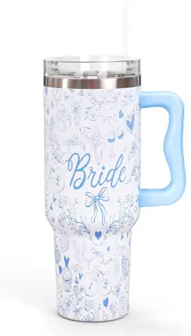 Whaline 40oz Bride Tumbler with… — Photo 1