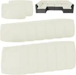 14Pcs Outdoor Cushion Covers for… — Photo 2