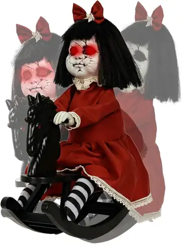 Hourleey Halloween Animatronics: Sound-Activated Girl… — Photo 1