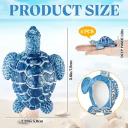 Leinuosen 4 Pcs Sea Turtle… — Photo 2