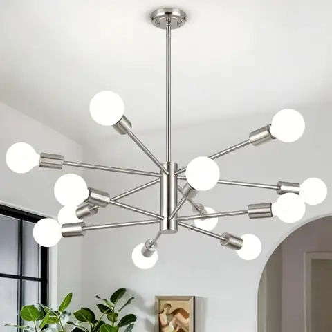 BesLowe 12 Light Modern Chandelier… — Photo 1