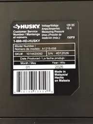 Husky 12-Volt DC Compact Air… — Photo 4
