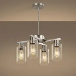 4-Light Brushed Nickel Dining Room… — Photo 1