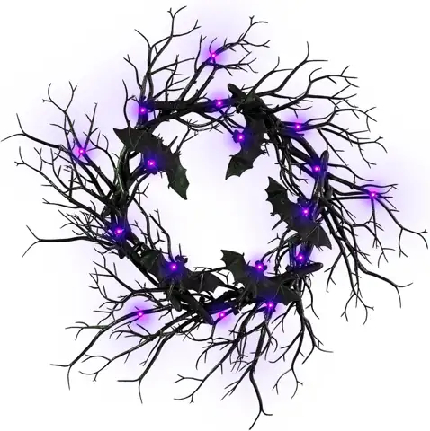 Halloween Wreath for Front Door,… — Photo 1